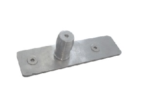 Šarka za staklena vrata SP8001 Inox x104x28/fi15mm