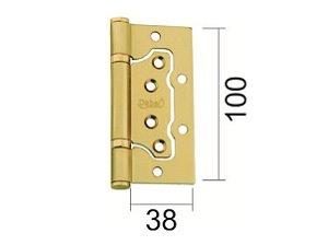 Šarka brodska za vrata SP9009 Ms x100x76x2,5mm (2kom)  DBP1