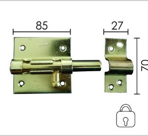 Reza za katanac 454 Ms 85x68/27x66/fi7mm   DBP2