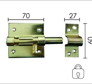 Reza za katanac 454 Ms 70x68/27x66/fi7mm   DBP1