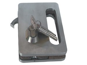 Brava za staklena vrata B2018 Inox    Q