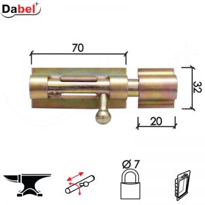 Reza za metalna vrata 464 ZnŽ 70/32/20/fi7mm   DBP1