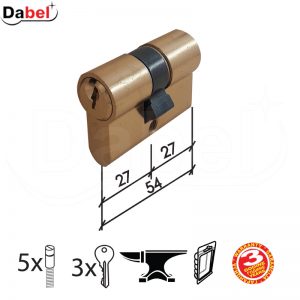 Cilindar za vrata CL2036 Mat Ms 54mm(27-27)  3K DBP1