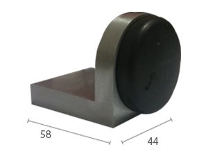 Odbojnik podni za vrata OD301 F1 58x44x45mm DSP