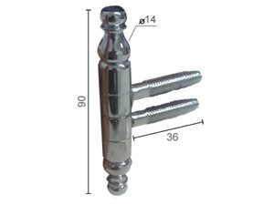 Šarka uvrtna za vrata SP9028 Hr 14mm   DP1