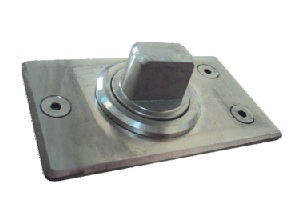 Šarka za staklena vrata SP8000 Inox 90x50mm