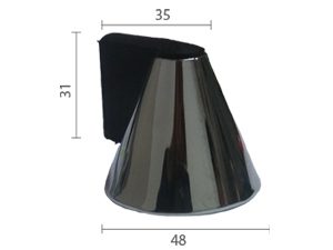 Odbojnik podni za vrata OD406 Hr 48x42mm DBPR