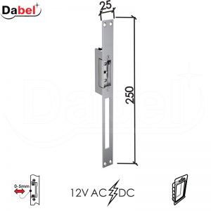 Elektro prihvatnik PR9620 Silver 25x250mm  12V AC/DC DBP1