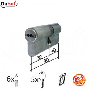 Cilindar kodirani CL2038 Mat-Hr 90mm(40-50) 5kod DBP1