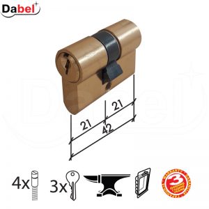 Cilindar za vrata CL2036 Mat Ms 42mm(21-21)  3K DBP1