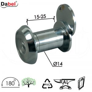 Špijunka za vrata ŠP4033 Hr fi14/15-25mm/180`  180stepeni DBP1