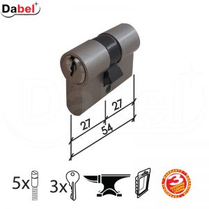 Cilindar za vrata CL2036 Nikl 54mm(27-27)  3K DBP1