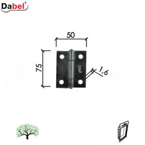 Šarka brodska za vrata SP9003 ZnB 75x50x1,6mm (2kom)  DBP1