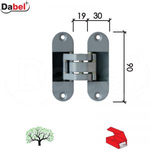 Šarka SOS za vrata SP9038 ZnB 30x90mm  3D DBP2