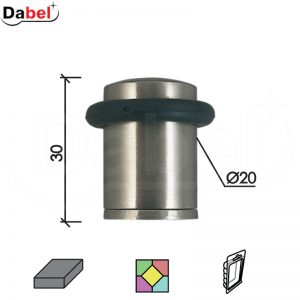 Odbojnik podni za vrata OD201 Hr fi20x30mm   DBP1