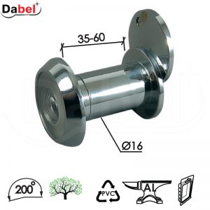 Špijunka za vrata ŠP4033 Hr fi16/35-60mm/200`  200stepeni DBP1