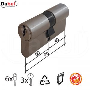Cilindar za vrata CL2036 Nikl 90mm(40-50)  3K DBP1