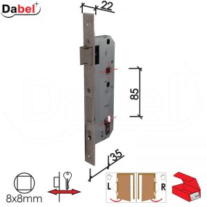 Brava za alu vrata B2025 C Inox 35/85/22/8  3.stepen DBP1
