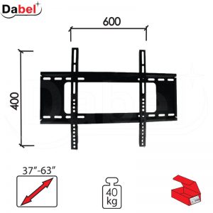 Nosač za TV N100 Crna 37-63/600x400mm/40kg  40kg Q