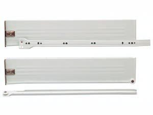 Klizač fioka sa stranicom KL805 Bela 450mm   Q