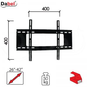 Nosač za TV N100 Crna 26-42/400x400mm/50kg  50kg Q