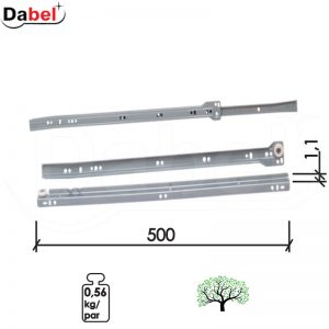 Klizač fioka KL5100 Bela 500/1,1mm   Q
