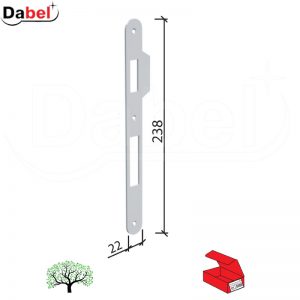 Prihvatnik za bravu PR2041 Hr 22x238mm   DBP1