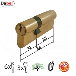 Cilindar za vrata CL2036 Mat Ms 65mm(30-35)  3K DBP1