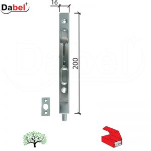 Rigla za drvena vrata RL4017 Hr 200/16/14mm DBP1