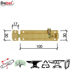 Reza za vrata 500 Ms x100x30/17x30mm DBP1