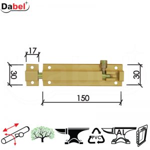 Reza za vrata 500 Ms x150x30/17x30mm DSP