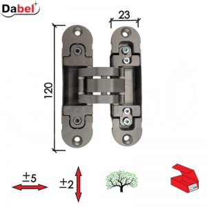 Šarka SOS za vrata SP9037 Siva 23xx120mm 3D DBP2