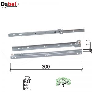 Klizač fioka KL5100 Bela 300/1,1mm   Q
