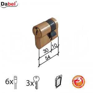 Cilindar za vrata CL2036 Mat Ms 40mm(30-10)  3K DBP1