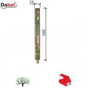 Rigla za drvena vrata RL4017 ZnŽ 160/16/14mm   DBP1