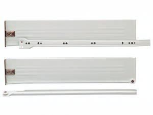 Klizač fioka sa stranicom KL805 Bela 500mm   Q