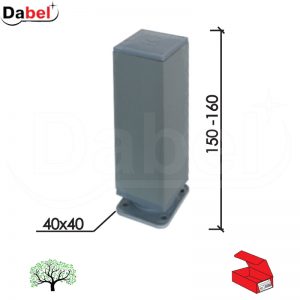 Nogica za nameštaj NO1 Silver 40x40/150-160mm   OPD