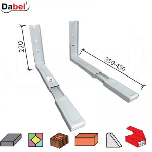 Nosač za mikrotalasnu N7 Silver 350-450/220mm   Q