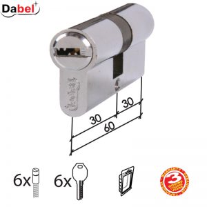 Cilindar kodirani CL2040 Hr 60mm(30-30)  6kod DBP1