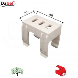 Nosač cokle za kuhinju Š10 Bela 48x32mm   OPD