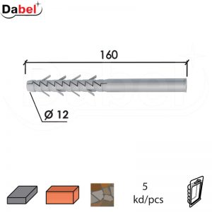 Tipl N Siva fi x12xx160mm (5kom)  DBP1