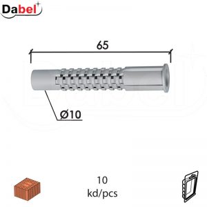 Tipl za blok i punu ciglu GS Bela fi x10x60mm (10kom)  DP2