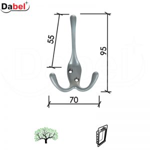 Kuka za kaput i šešir V56 Mat-Hr 70/95/55   DBP1