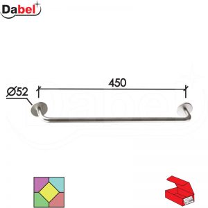Nosač peškira NK2 Inox fi52x450mm   Q