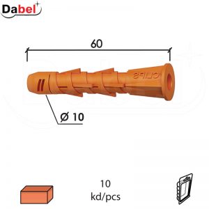 Tipl za blok D Žuta fi x10x60mm (10kom)  DP2