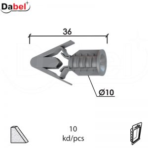 Tipl za gips table E Siva fi x10x36mm (10kom)  DBP1