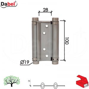Šarka kaubojska za vrata SP9002 Inox x100mm (2kom) DBP2