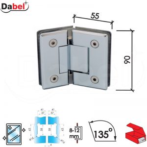 Šarka za tuš kabinu SP9019 Hr 90x55 mm