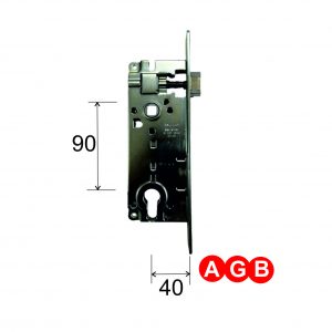 Brava za drvena vrata AGB490 ZnB 40/90/18/9 Cil