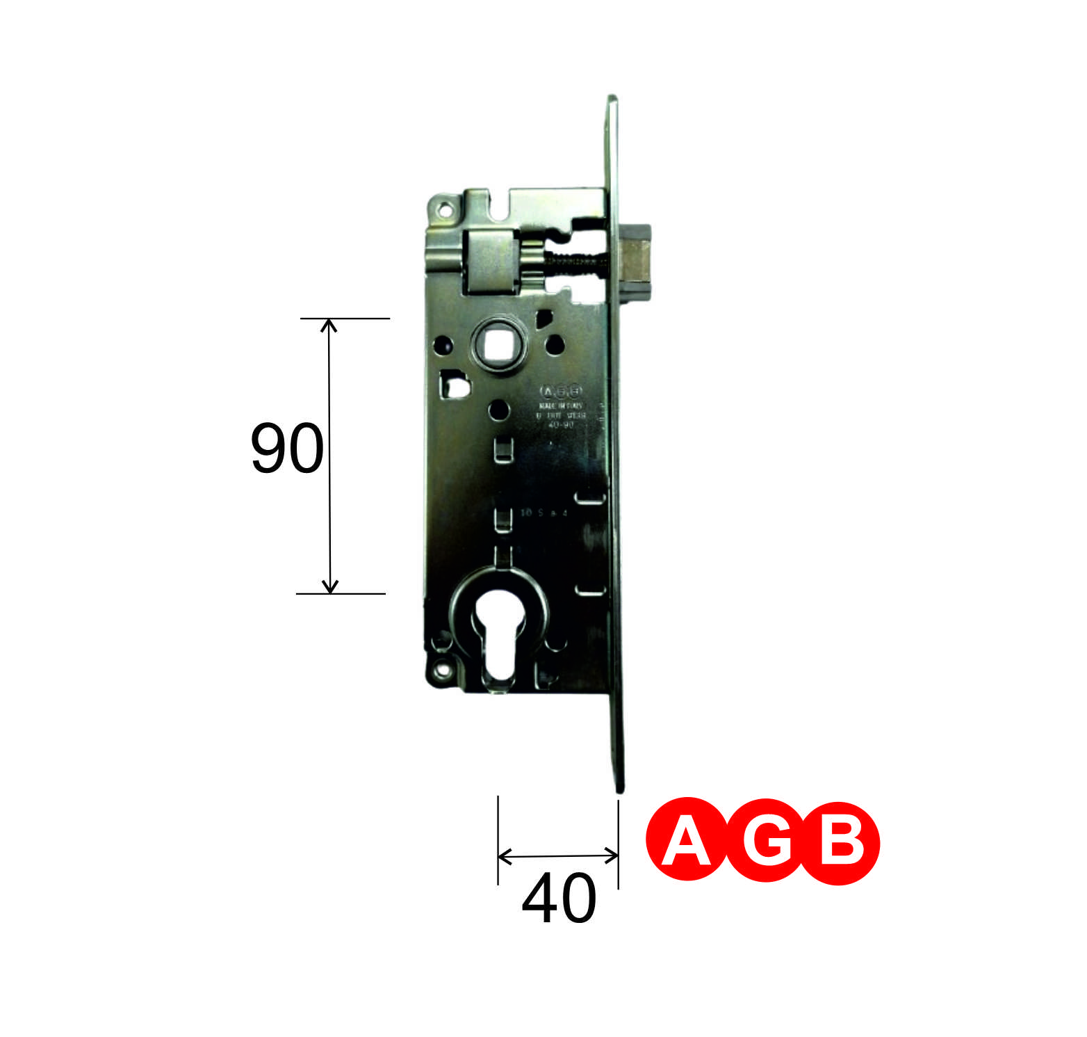 Brava za drvena vrata AGB490 ZnB 40/90/18/9 Cil
